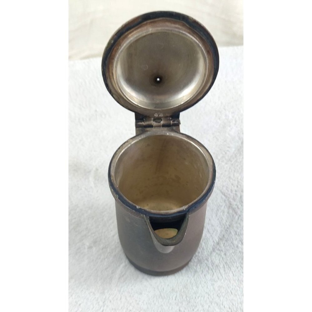 VTG 1965 Nakazoto Hotel Creamer 5" Silver 94 Pitcher Cooler 10oz Art Deco Style - Picture 11 of 14